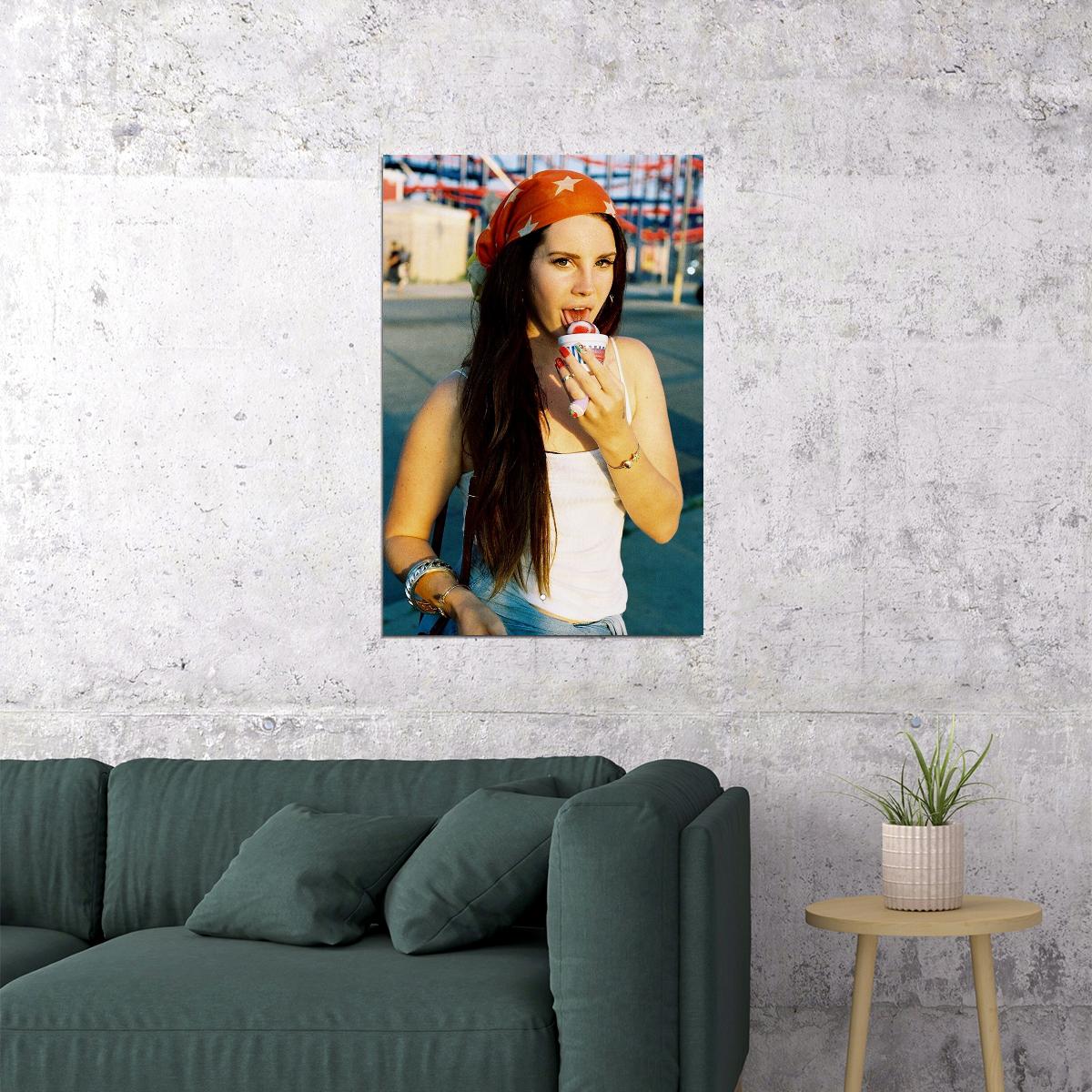 Singer Lana Del Rey Hd Music Poetrist Attractive Poster Wall Art Print Home Wall Decor - xonomax