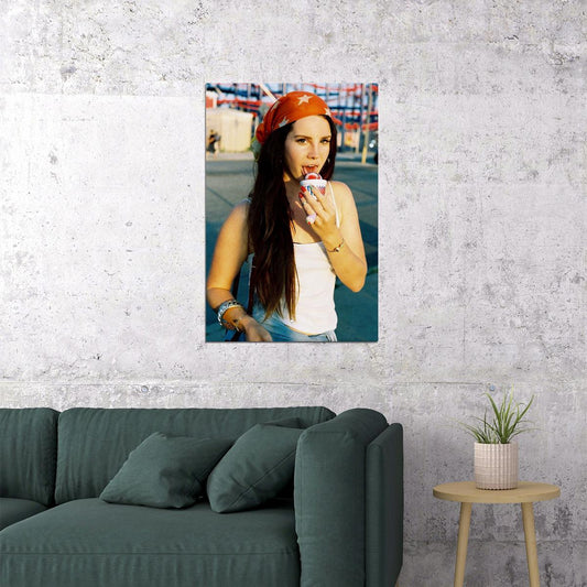 Singer Lana Del Rey Hd Music Poetrist Attractive Poster Wall Art Print Home Wall Decor - xonomax