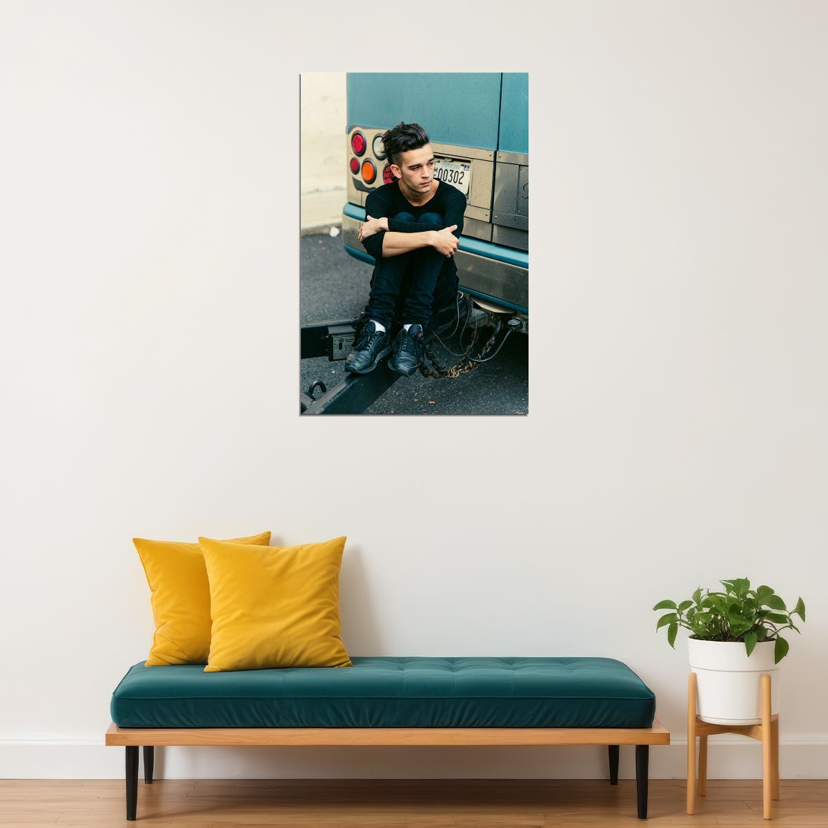 The 1975 Matthew Healy Rock Music Band Fan Poster Wall Art Print Home Wall Decor - xonomax