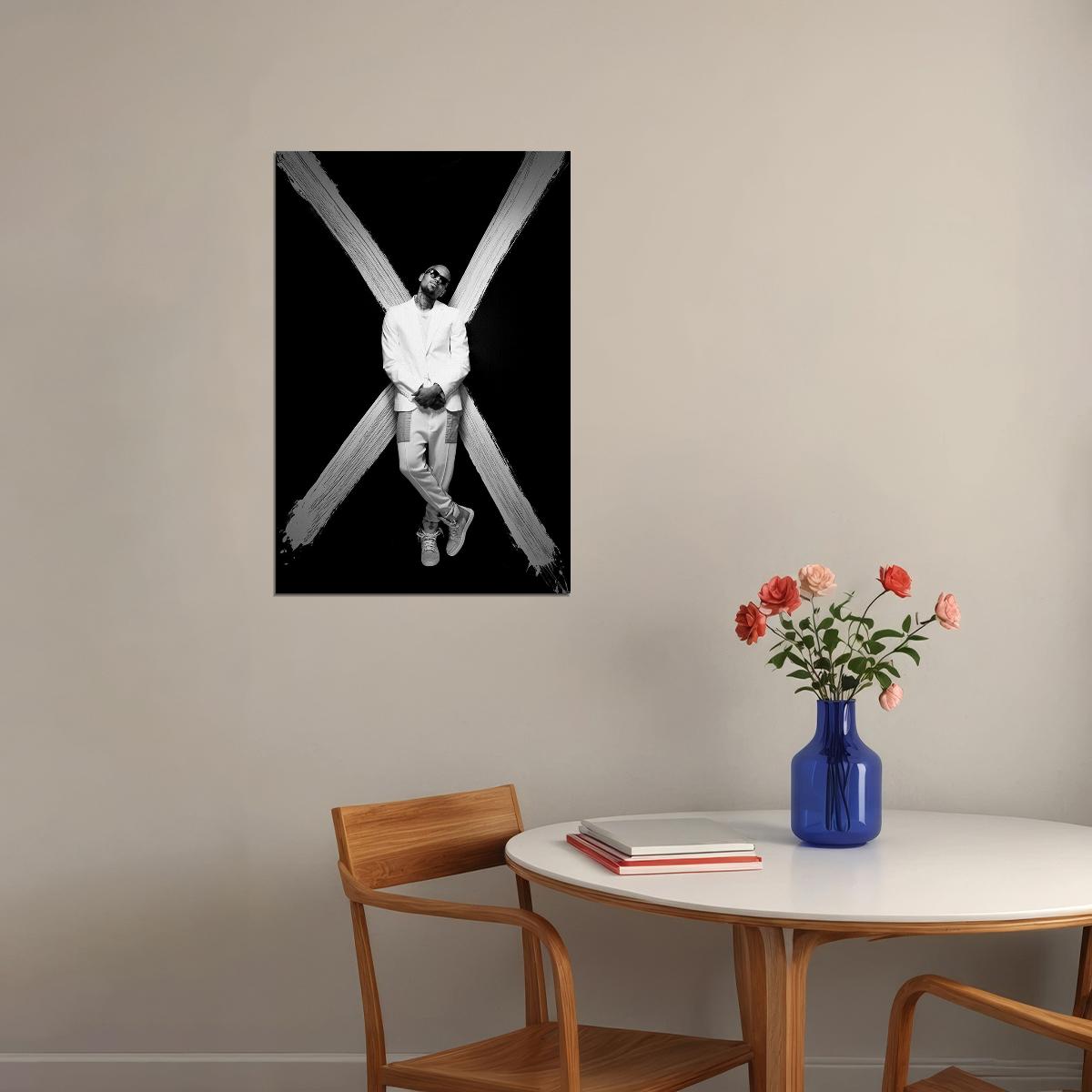Chris Brown Singer Star Dancer Musician Poster Wall Art Print Home Wall Decor - xonomax