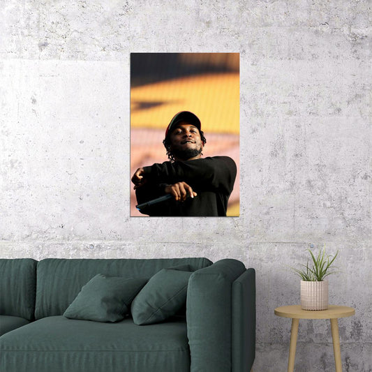 Kendrick Lamar Rapper Music Star Songwriter Poster Wall Art Print Home Wall Decor - xonomax