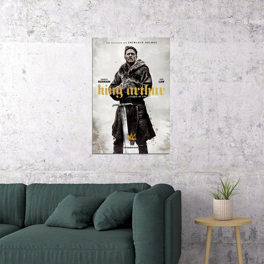 King Arthur Legend Of The Sword Movie Drama Poster Wall Art Print Home Wall Decor - xonomax