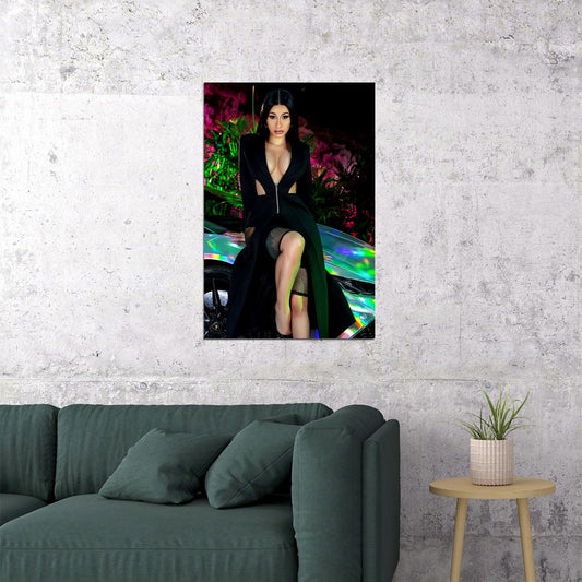 Cardi B American Fashion Female Rapper Songwriter Poster Wall Art Print Home Wall Decor - xonomax