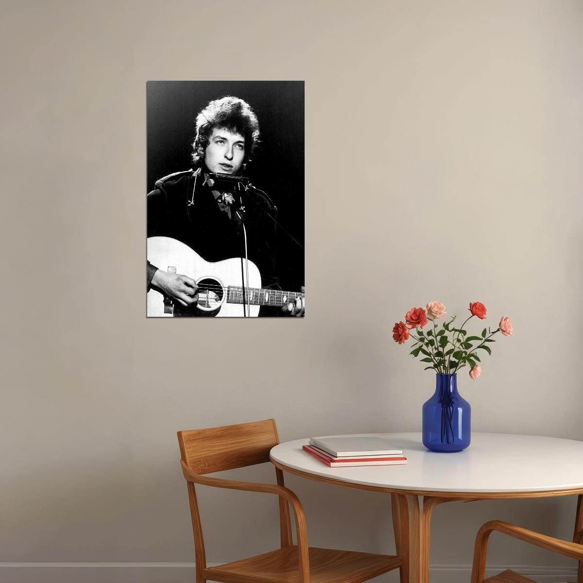 Bob Dylan Music Star Songwriter Guitarist Poster Wall Art Print Home Wall Decor - xonomax