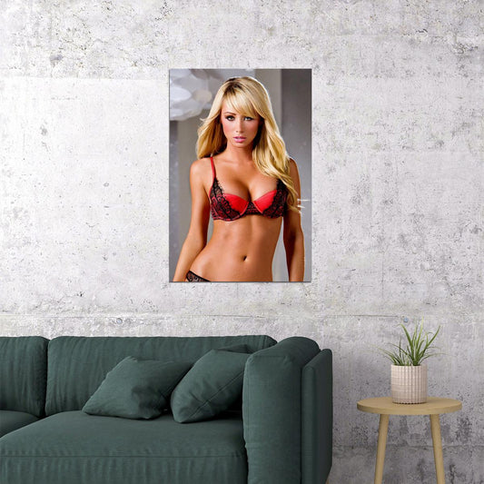 Sara Jean Underwood Movie Sexy Girl Fashion Model Poster Wall Art Print Home Wall Decor - xonomax