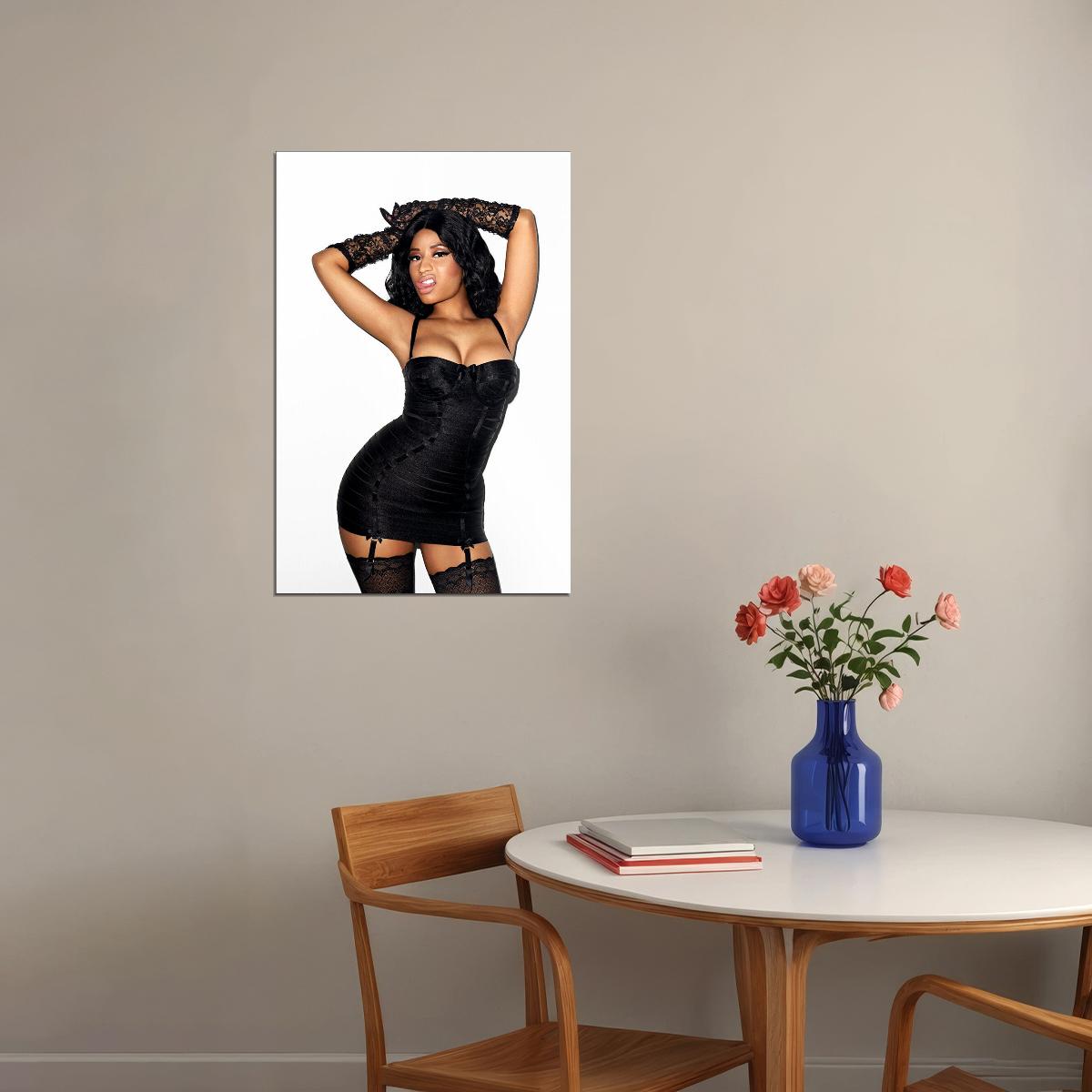 Nicki Minaj Hip Hop Rap Music Singer Rapper Star Poster Wall Art Print Home Wall Decor - xonomax