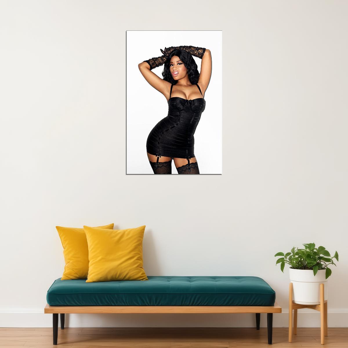 Nicki Minaj Hip Hop Rap Music Singer Rapper Star Poster Wall Art Print Home Wall Decor - xonomax