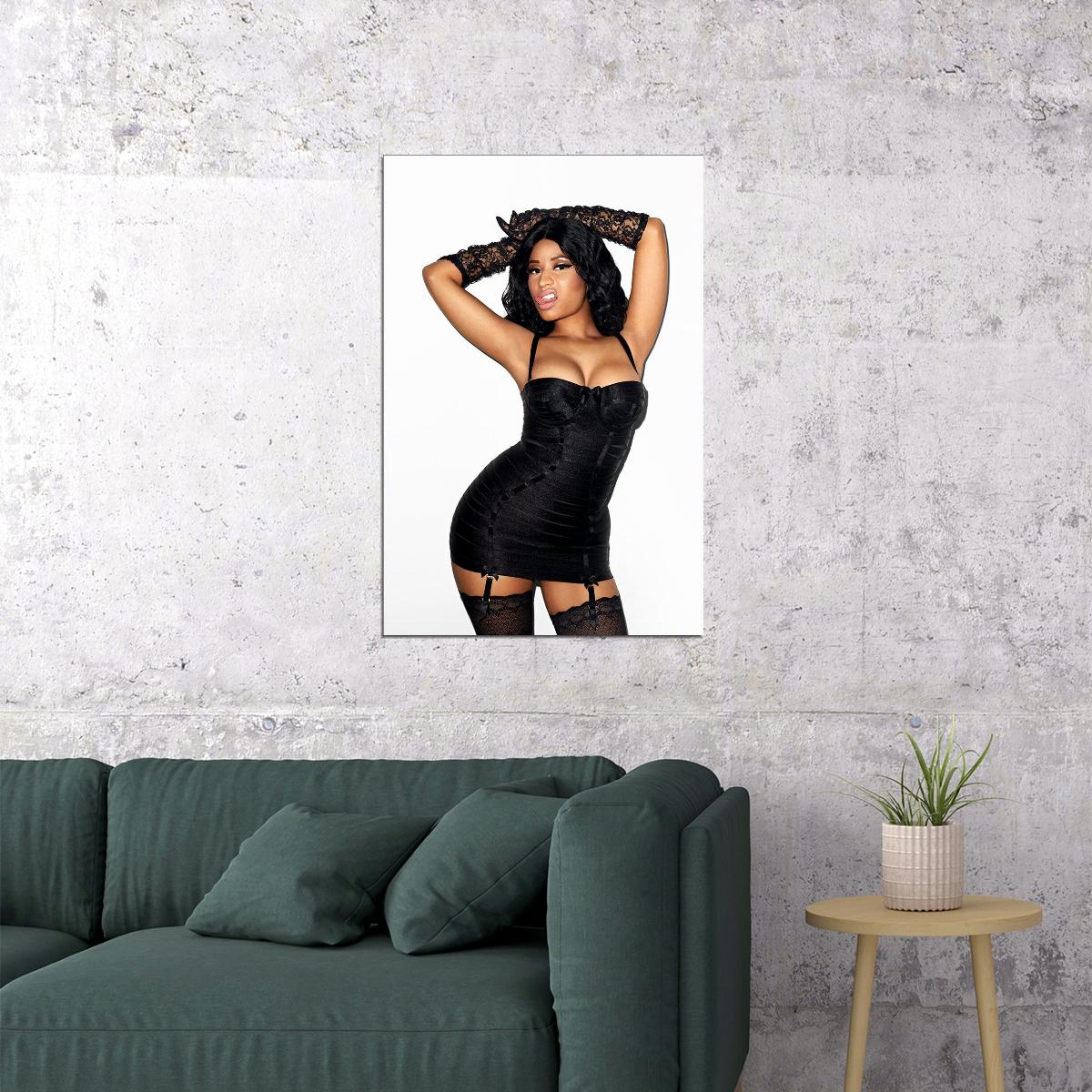 Nicki Minaj Hip Hop Rap Music Singer Rapper Star Poster Wall Art Print Home Wall Decor - xonomax