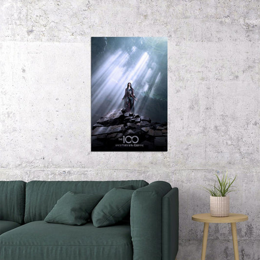 The 100 Season 2 Cw Science Fiction Suspense Tv Series Poster Wall Art Print Home Wall Decor - xonomax