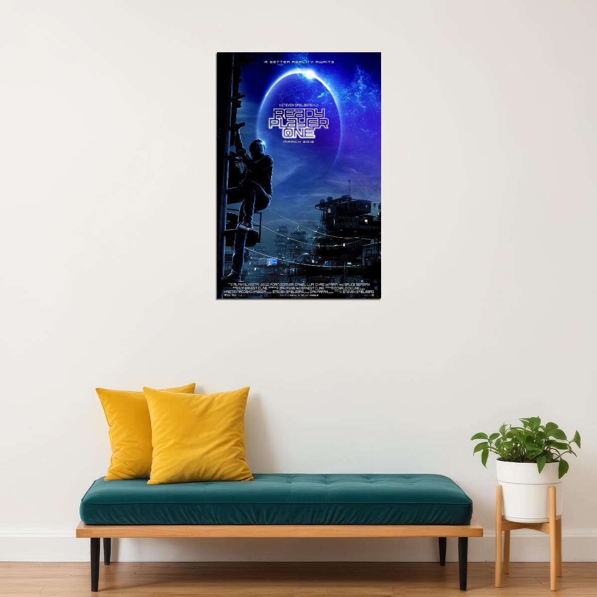 Ready Player One 2018 Back To The Future Movie Poster Wall Art Print Home Wall Decor - xonomax