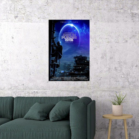 Ready Player One 2018 Back To The Future Movie Poster Wall Art Print Home Wall Decor - xonomax