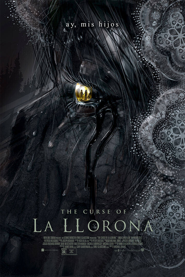 The Curse Of La Llorona Movie The Conjuring Horror Poster Wall Art Print Home Wall Decor - xonomax