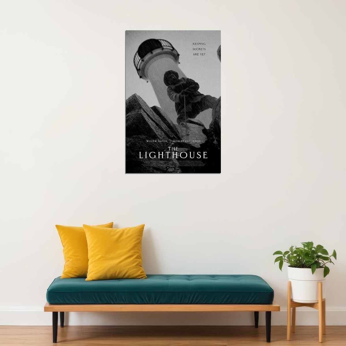 The Lighthouse Movie Robert Eggers Action Drama Poster Wall Art Print Home Wall Decor - xonomax