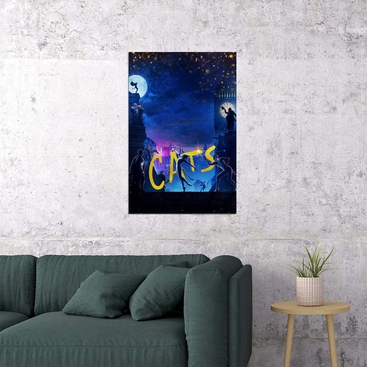 Cats Movie The Holiday Season Music Rebel Wilson Comedy Poster Wall Art Print Home Wall Decor - xonomax