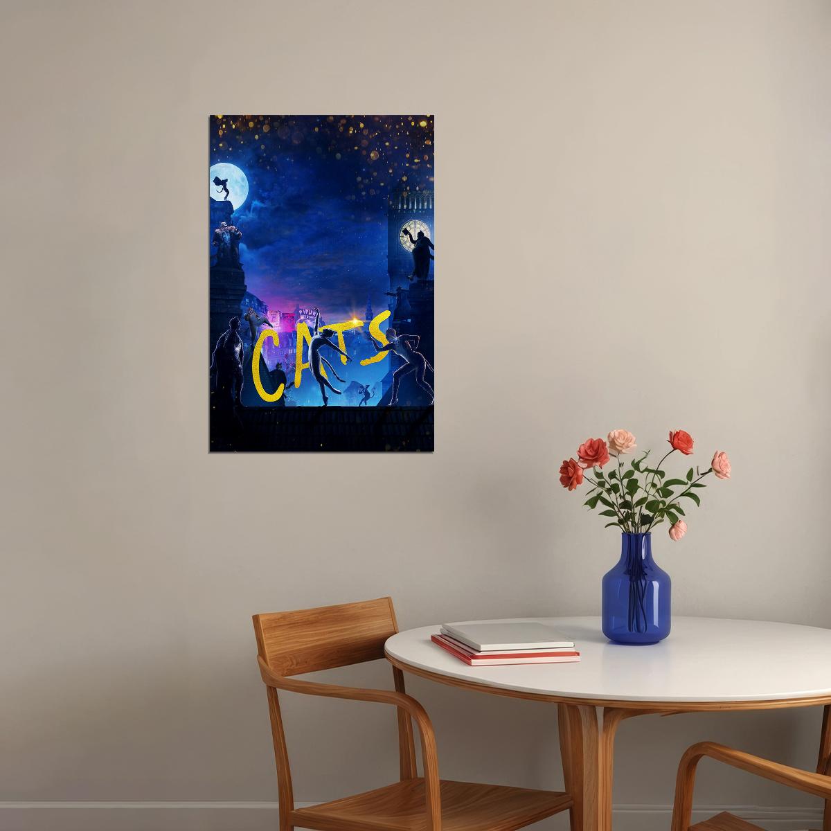 Cats Movie The Holiday Season Music Rebel Wilson Comedy Poster Wall Art Print Home Wall Decor - xonomax