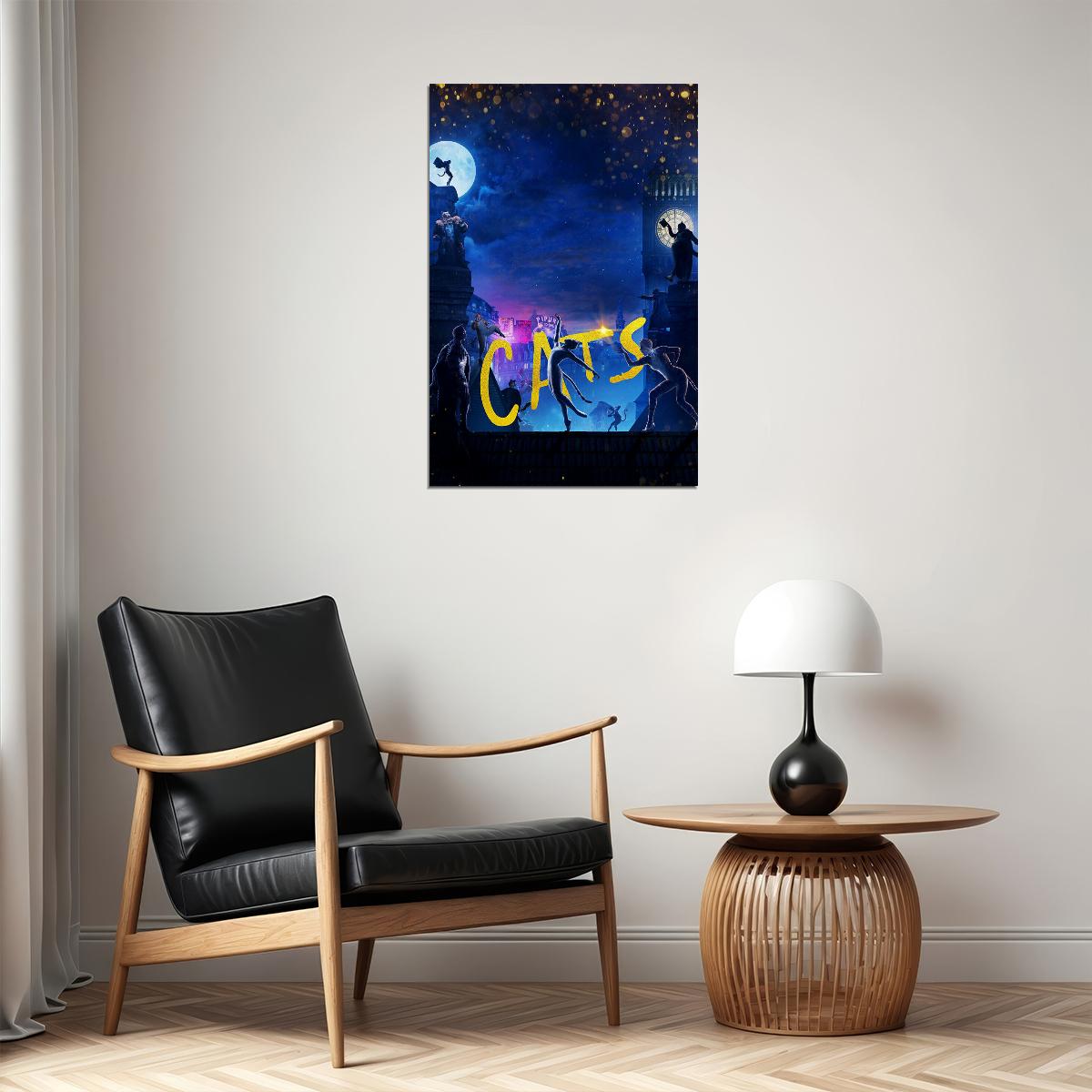 Cats Movie The Holiday Season Music Rebel Wilson Comedy Poster Wall Art Print Home Wall Decor - xonomax