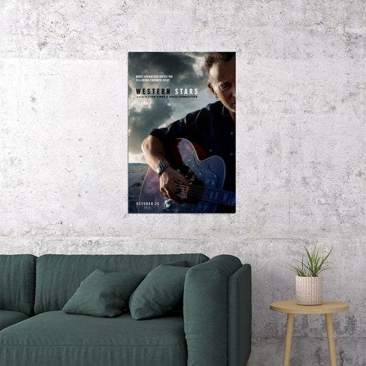 Western Stars Movie Bruce Springsteen Thom Zimy Poster Wall Art Print Home Wall Decor - xonomax