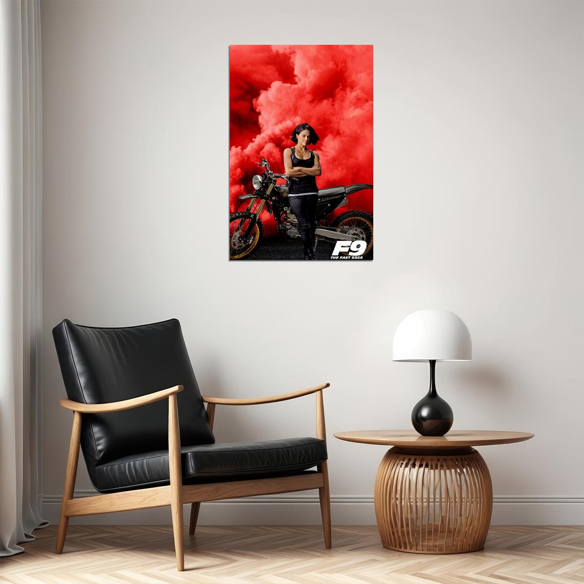 Michelle Rodriguez Fast And Furious 9 Movie Poster Wall Art Print Home Wall Decor