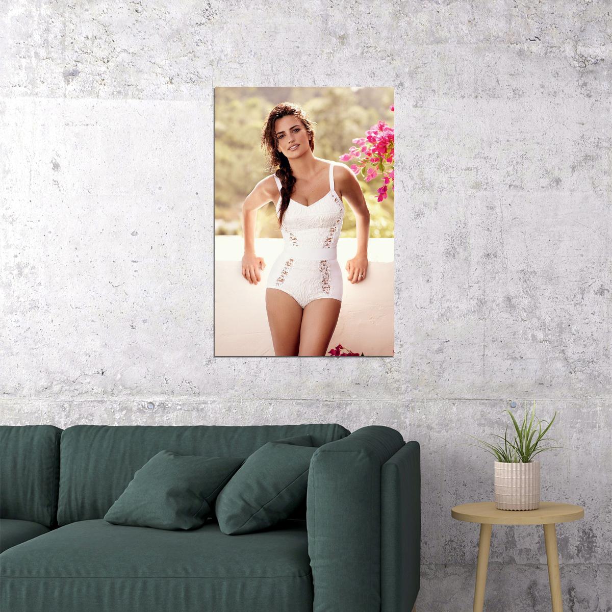 Penelope Cruz Model And Spanish Actor Poster Wall Art Print Home Wall Decor - xonomax