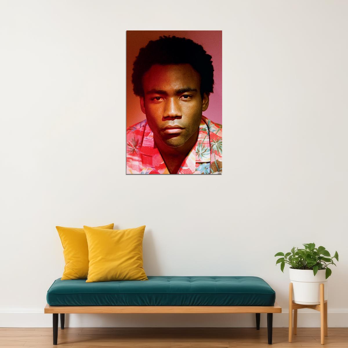 Childish Gambino Because The Internet 2020 Rap Album Singer Poster Wall Art Print Home Wall Decor - xonomax