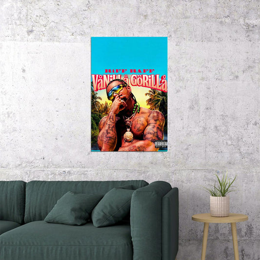 Riff Raff Vanilla Gorilla Music Album Poster Wall Art Print Home Wall Decor - xonomax