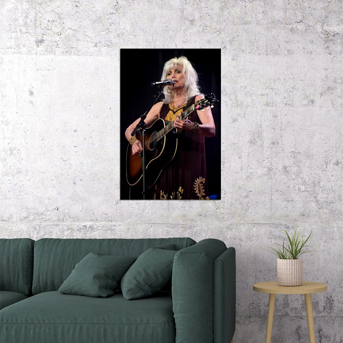 Emmylou Harris In Concert Artist Songwriter Photo Poster Wall Art Print Home Wall Decor - xonomax