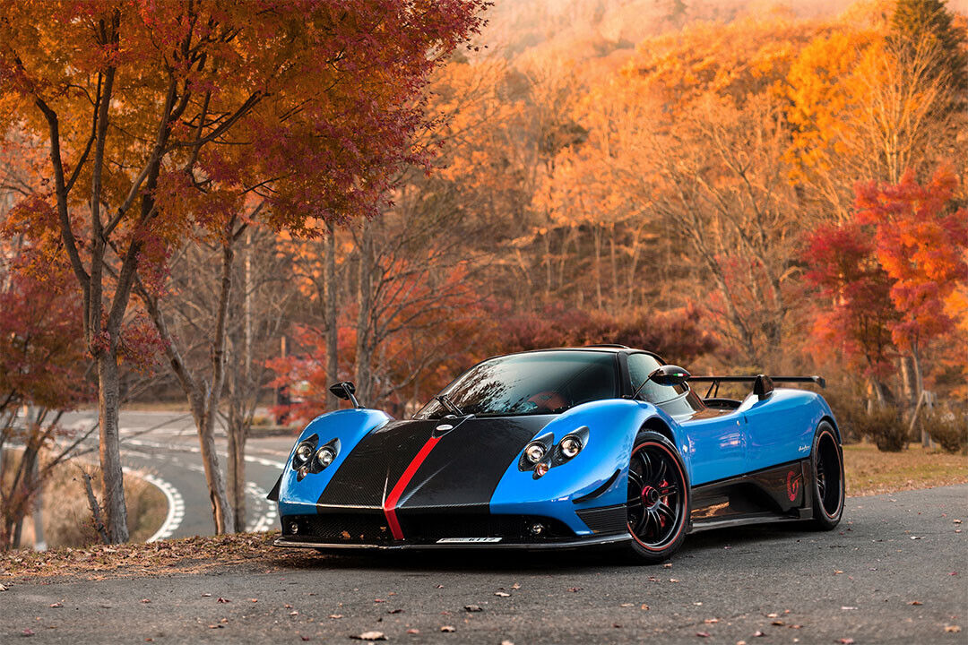 Pagani Zonda Cinque Roadster Racing Car Auto Poster Wall Art Print Home Wall Decor - xonomax