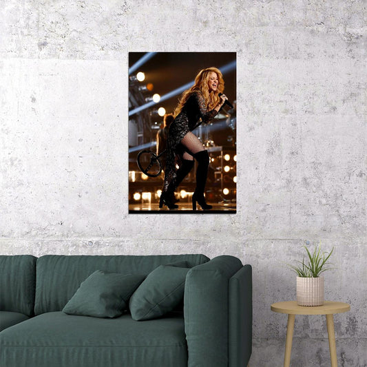 Shakira In Concert Singer Artist Musician Singer Poster Wall Art Print Home Wall Decor - xonomax