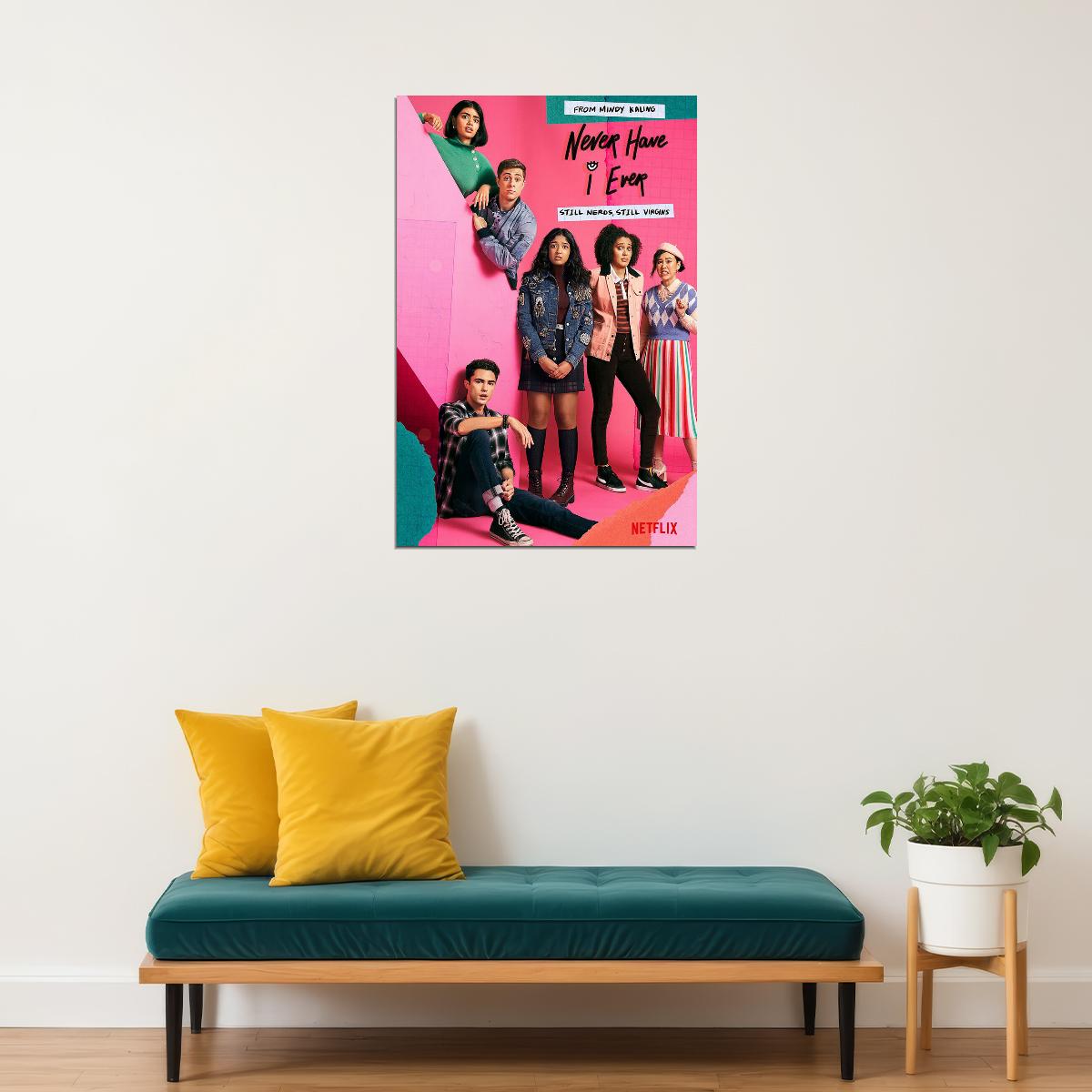 Never Have I Ever Movie Comedy Fantasy Poster Wall Art Print Home Wall Decor - xonomax