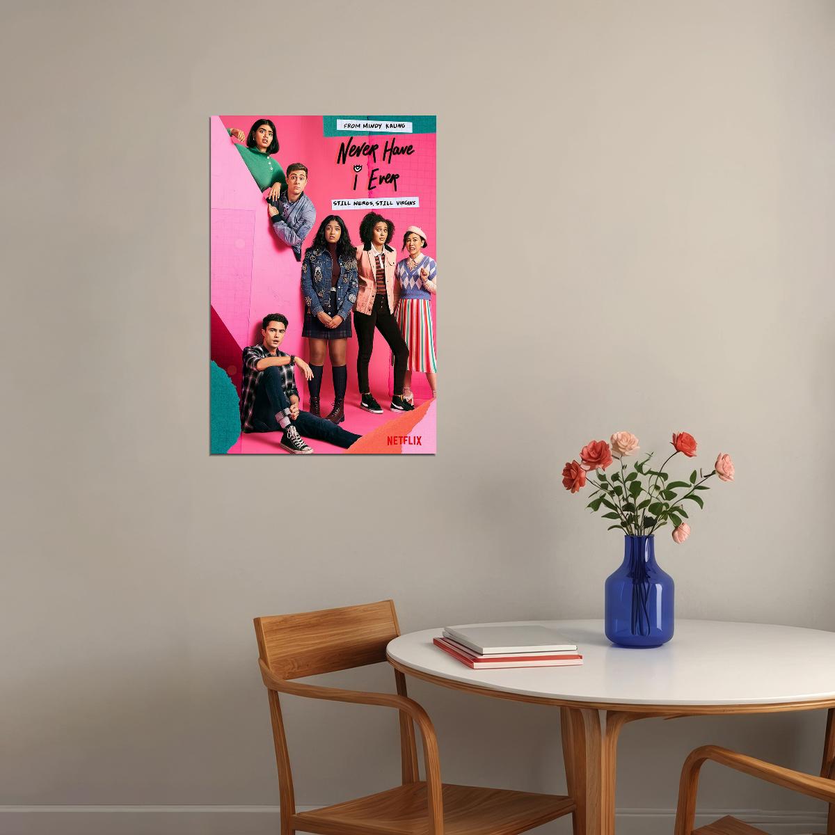 Never Have I Ever Movie Comedy Fantasy Poster Wall Art Print Home Wall Decor - xonomax