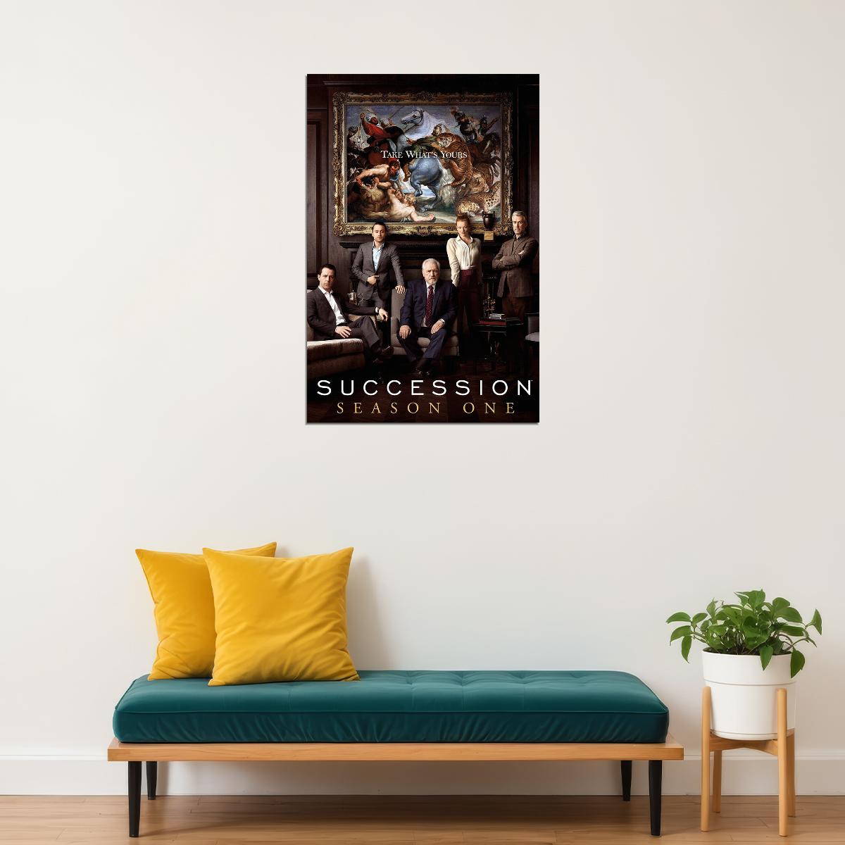 Succession Movie Drama Crime Action Poster Wall Art Print Home Wall Decor - xonomax