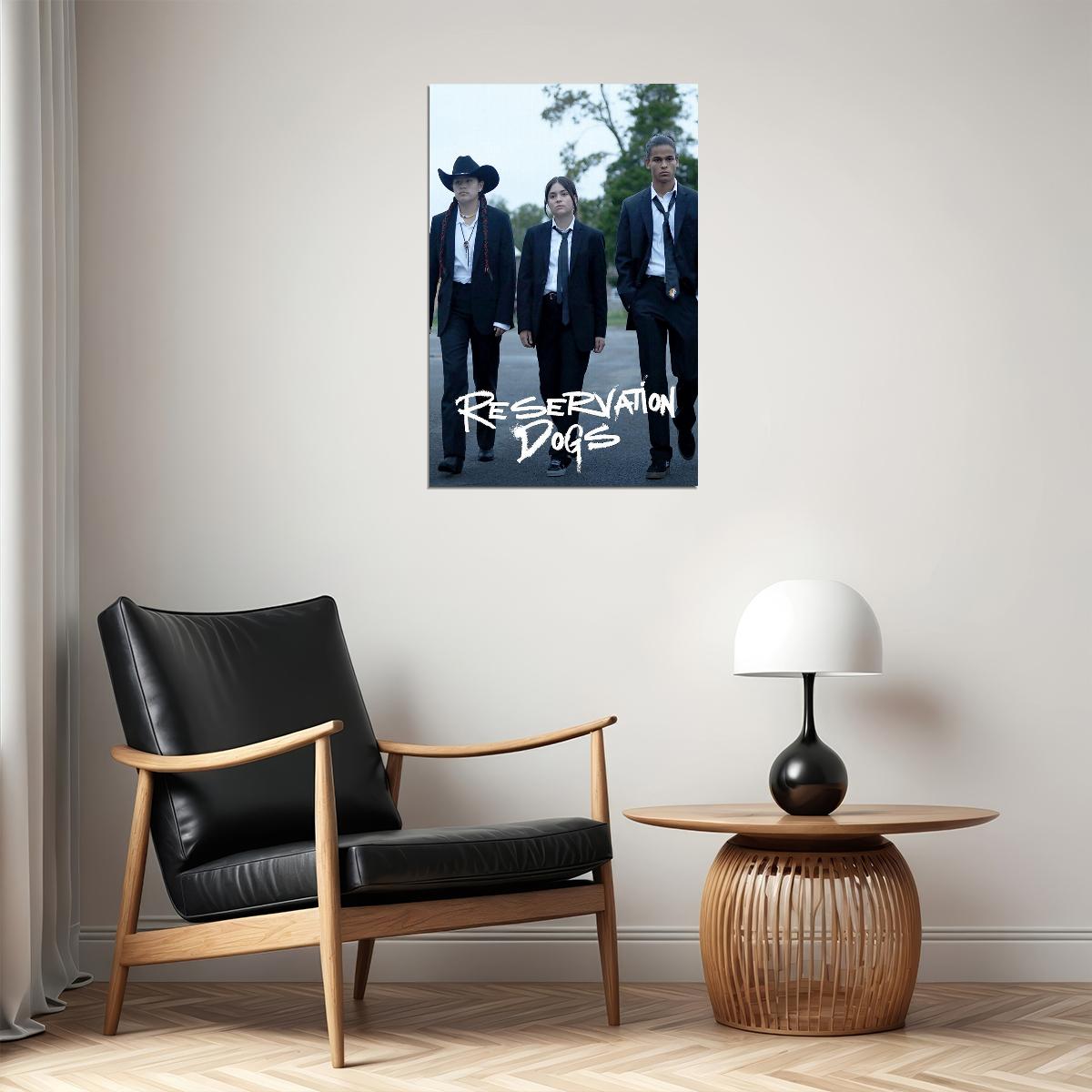 Reservation Dogs Movie Comedy Crime Poster Wall Art Print Home Wall Decor - xonomax