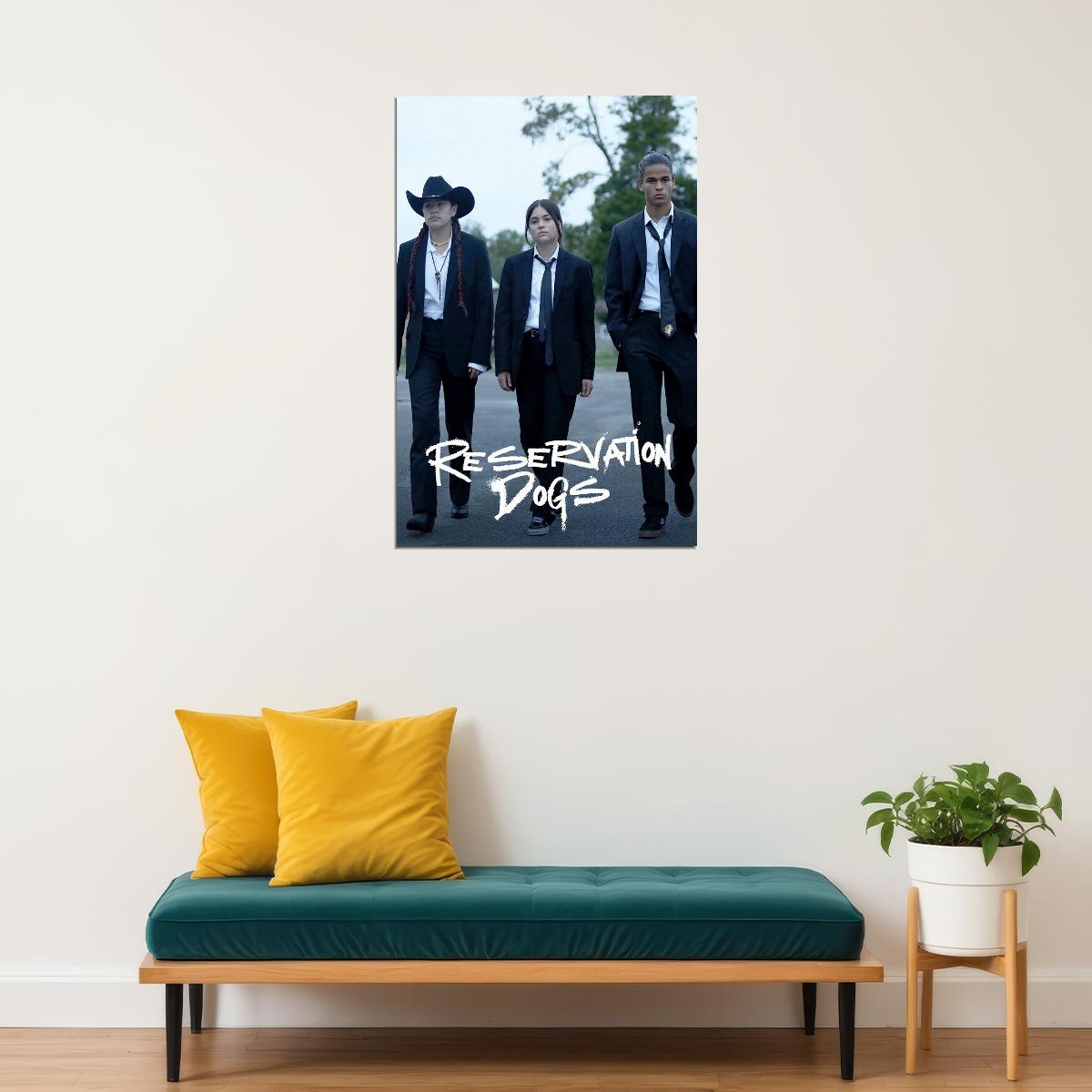 Reservation Dogs Movie Comedy Crime Poster Wall Art Print Home Wall Decor - xonomax