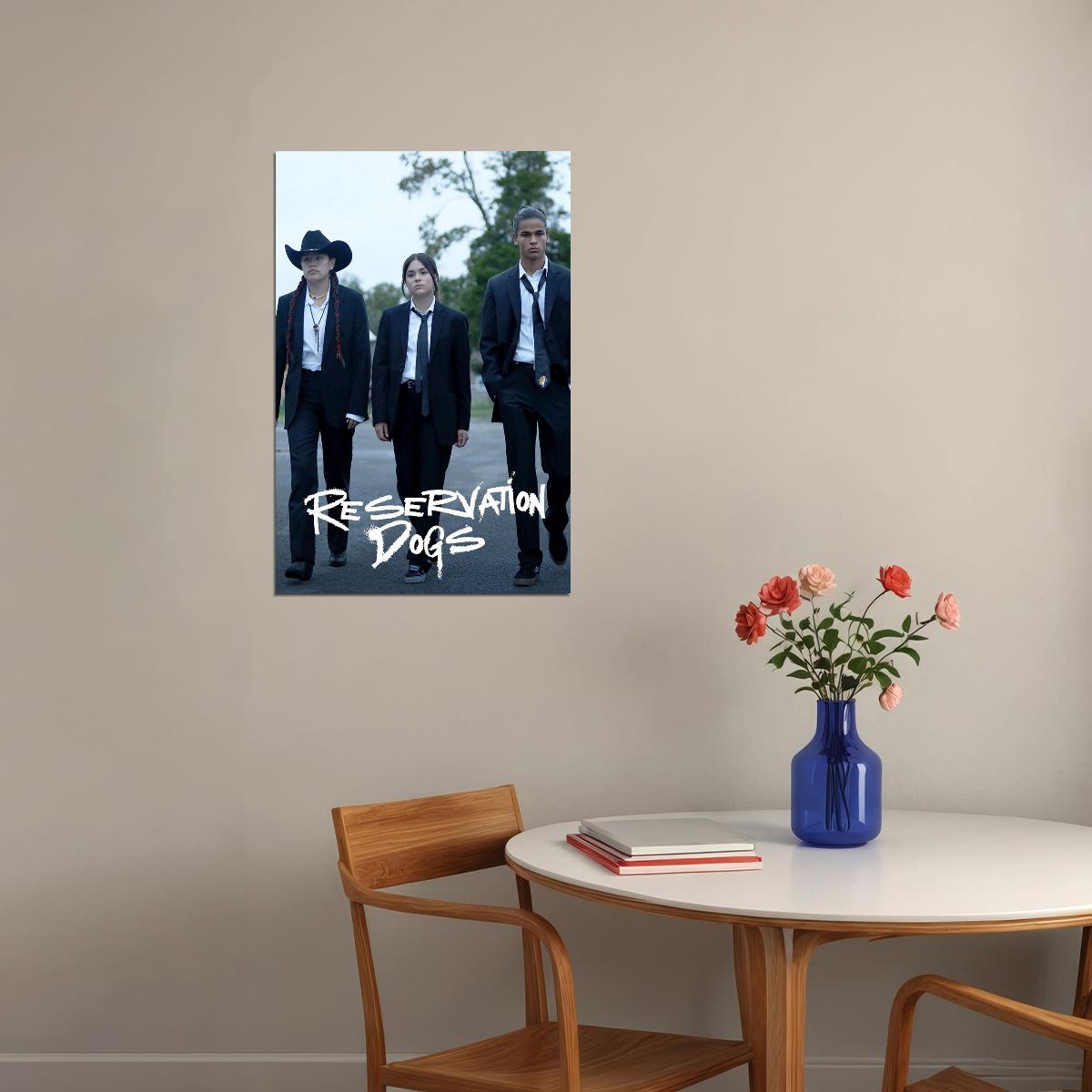Reservation Dogs Movie Comedy Crime Poster Wall Art Print Home Wall Decor - xonomax
