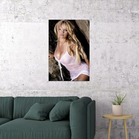 Pam Anderson Sexy Model Activist Artist Writer Poster Wall Art Print Home Wall Decor - xonomax