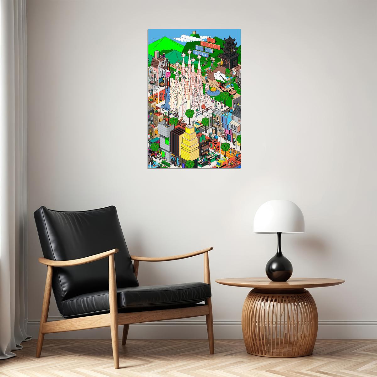 The Wombats Fix Yourself Not The World Album Poster Wall Art Print Home Wall Decor - xonomax