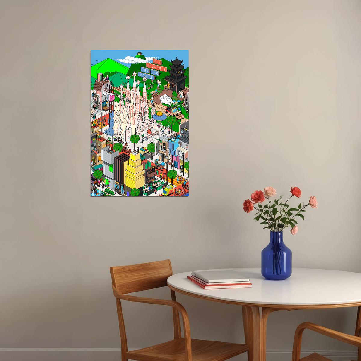 The Wombats Fix Yourself Not The World Album Poster Wall Art Print Home Wall Decor - xonomax