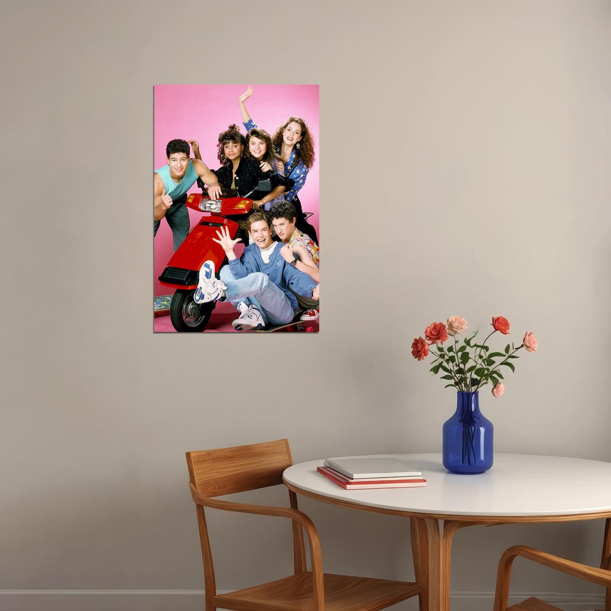 Saved By The Bell Tv Series Comedy Romance Poster Wall Art Print Home Wall Decor - xonomax