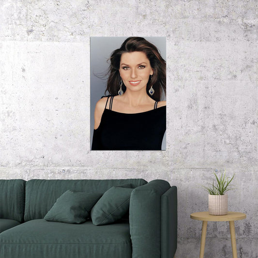 Shania Twain Singer Songwriter Musician Poster Wall Art Print Home Wall Decor - xonomax