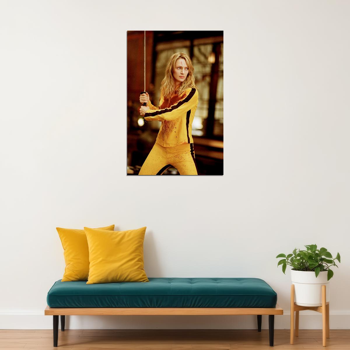 Uma Thurman Kill Bill Movie Actress Poster Wall Art Print Home Wall Decor - xonomax