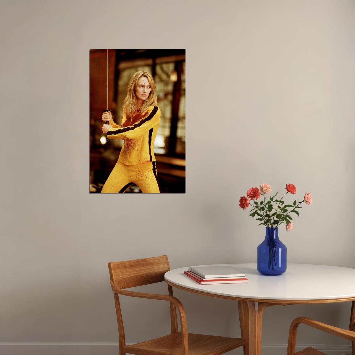 Uma Thurman Kill Bill Movie Actress Poster Wall Art Print Home Wall Decor - xonomax