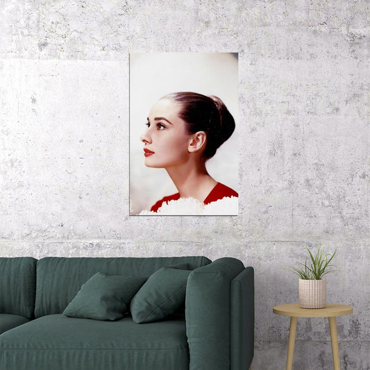 Audrey Hepburn Actress Cute Woman Poster Wall Art Print Home Wall Decor - xonomax