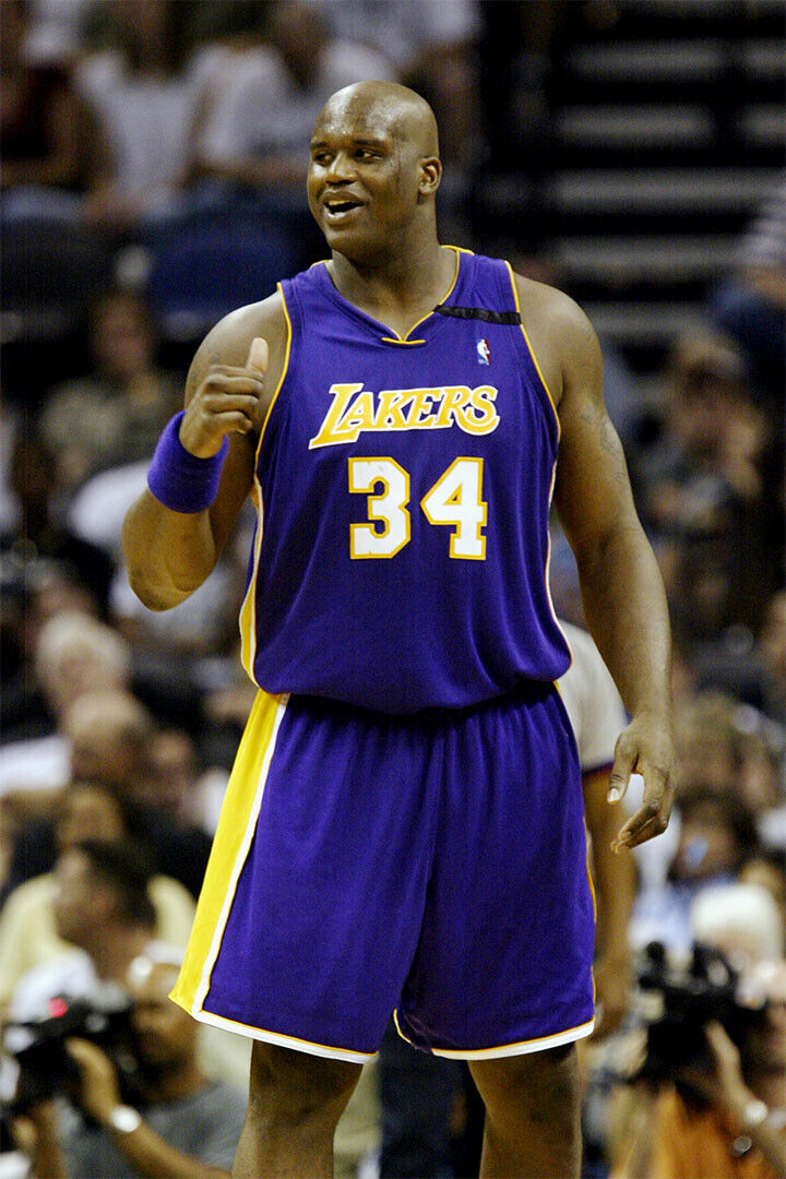 Shaq Shaquille O Neal Los Angeles Basketball Poster Wall Art Print Home Wall Decor - xonomax
