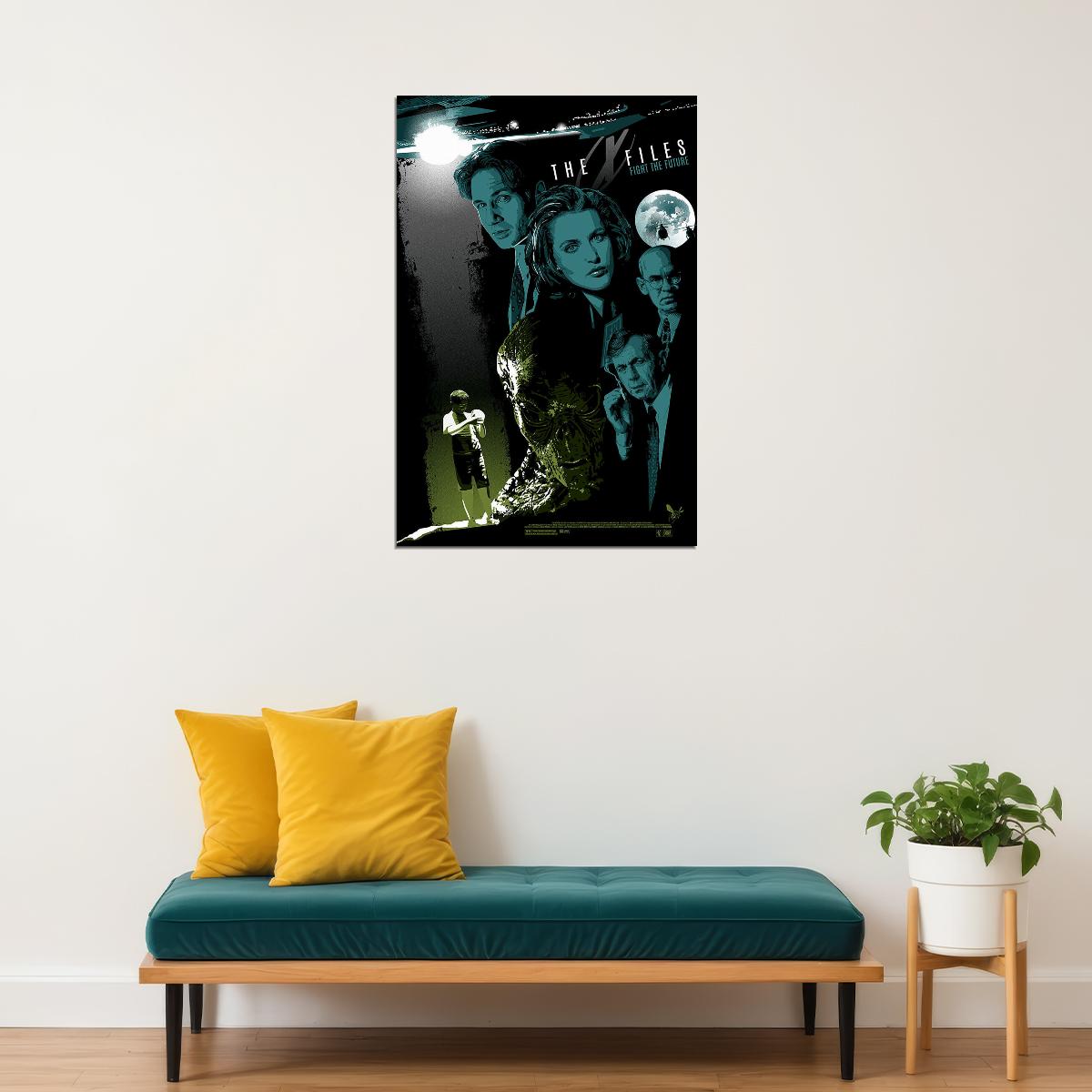 X Files Fight The Future Tv Series Adventure Poster Wall Art Print Home Wall Decor - xonomax