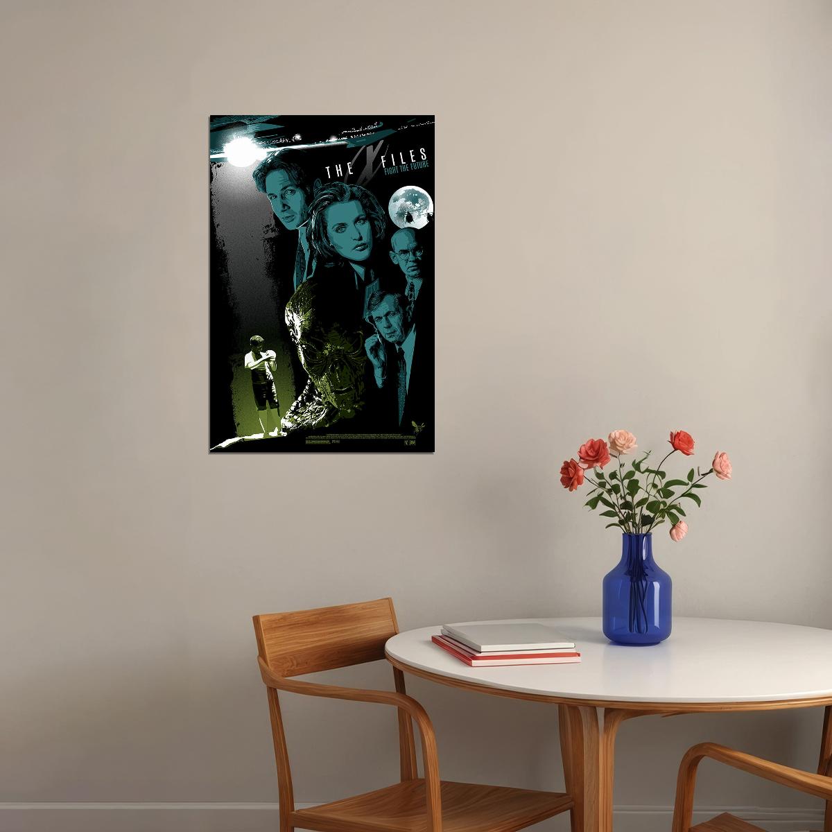 X Files Fight The Future Tv Series Adventure Poster Wall Art Print Home Wall Decor - xonomax