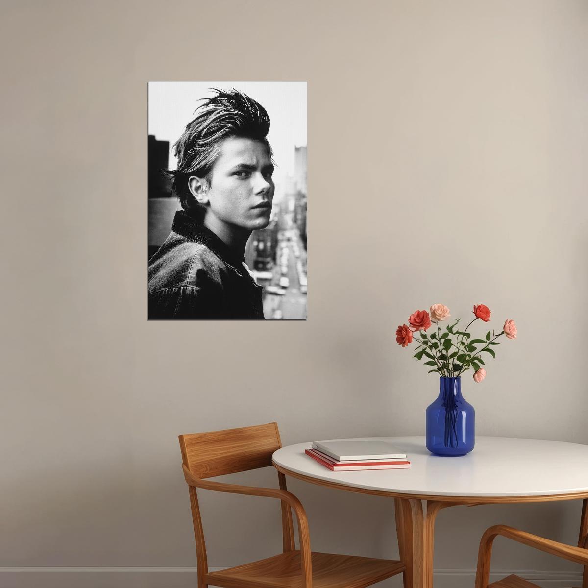 River Phoenix Young Handsome Actor Movie Star Poster Wall Art Print Home Wall Decor