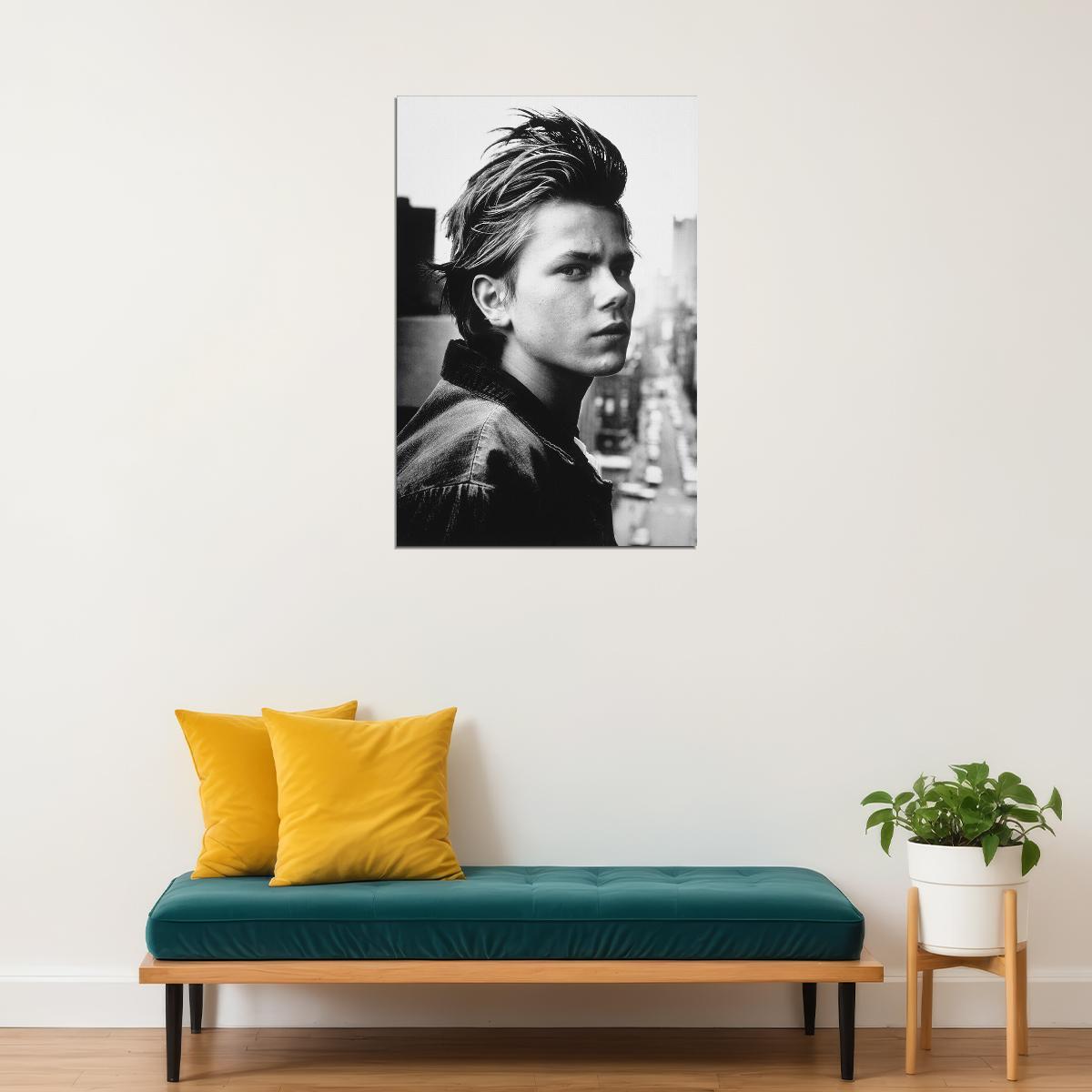 River Phoenix Young Handsome Actor Movie Star Poster Wall Art Print Home Wall Decor