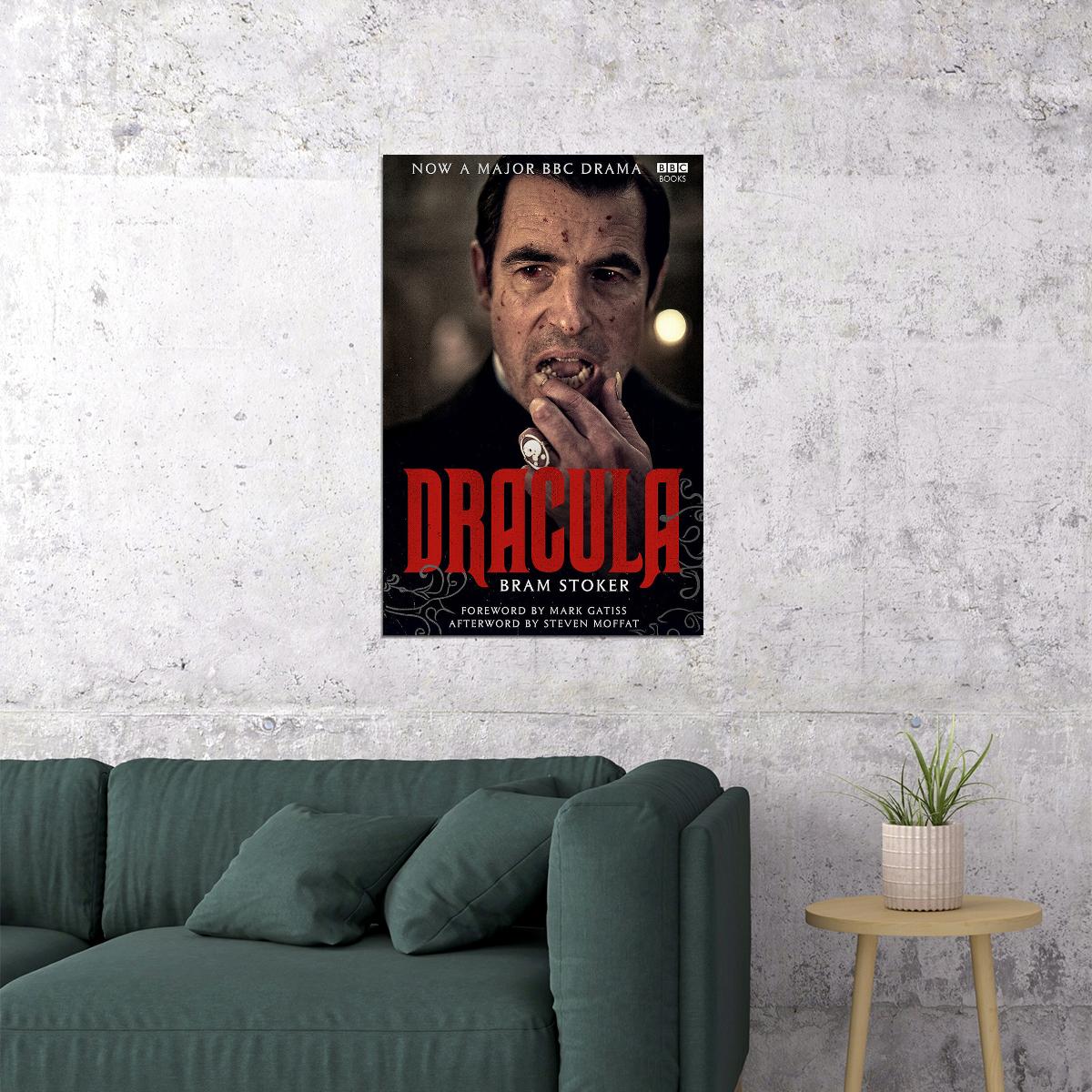 Dracula Season 1 Claes Bang Vampire Tv Show Poster Wall Art Print Home Wall Decor - xonomax
