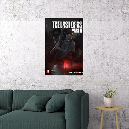 The Last Of Us 2 Ellie Survival Horror Game Poster Wall Art Print Home Wall Decor - xonomax