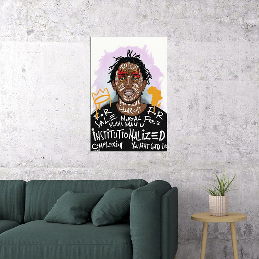 Kendrick Lamar Grammy American Hip Hop Rap Star Poster Wall Art Print Home Wall Decor - xonomax
